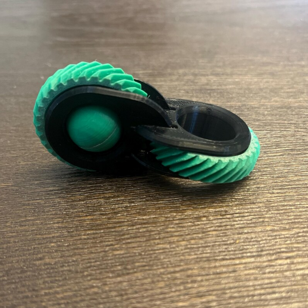 Customer photo of the fidget gearsr